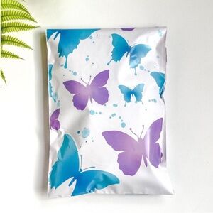 NEW! 🦋25 Designer Butterflies Small Poly Mailers 6 x 9 inch 🦋